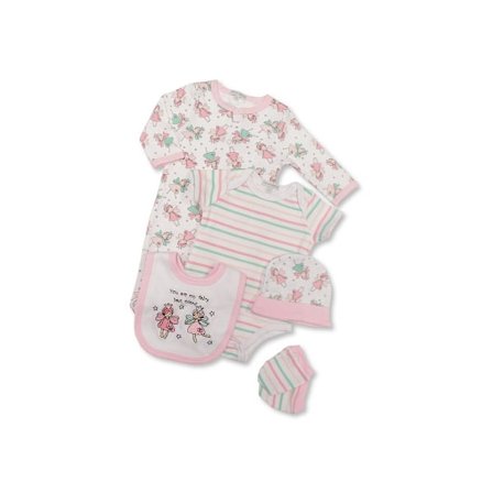 Nursery Time Baby Fairy bästa vän presentset (5 delar) 3-6 månader