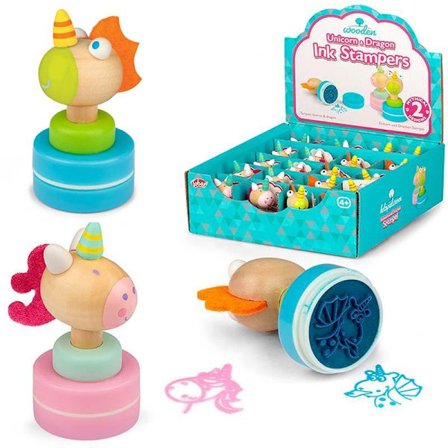 2stk Mini Stempel for Barn - Tegn & Mal