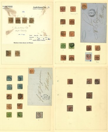 Danmark til 1940 - Samling i 1 album - Stemplet