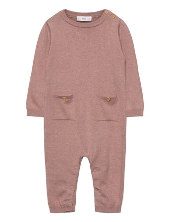 Mango | Long Chest-Pocket Jumpsuit | 9-12M