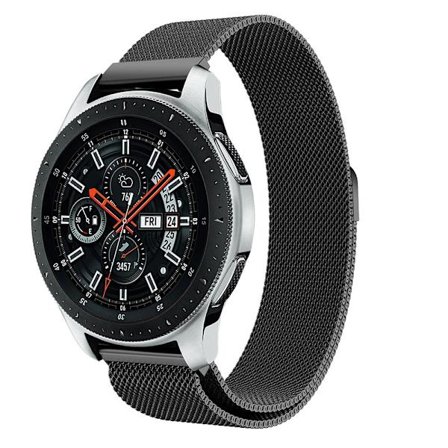 Milanese Loop Armband Samsung Galaxy Watch 46mm Svart