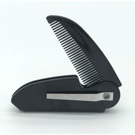 Kompakt, foldbar skægstylingkam