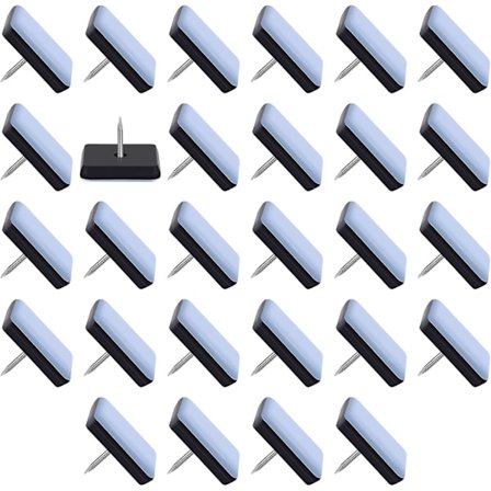 Stoleskydere, firkantede møbelsliderslidesøm, stoleben gulvbeskyttere