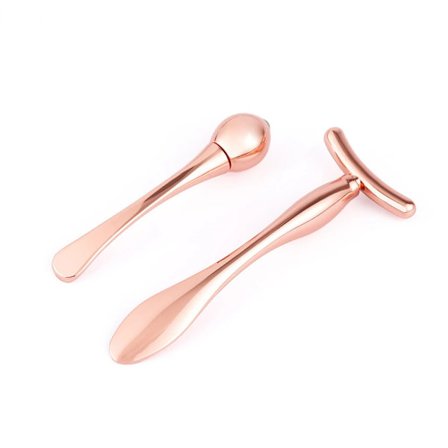 Mini Øyemassasjestav Anti Øyeveske Mørke Ringer T-Formet Massasjeenhet Ansiktsløftende Ansiktsmassasje for Ansiktsslanking Tryllestav