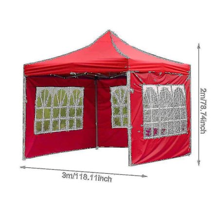 Partytelt Sammenleggbart Vanntett Utendørs Omgivelsesduk Telt [DB]