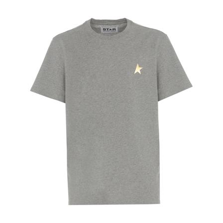Golden Goose, T-Shirts Grijs, Heren, Maat:S