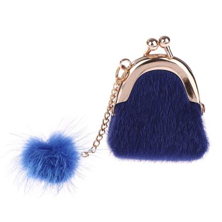 1:6 Dollhouse Miniatyr Plyschväska Handväska Väska Förvaringsväska Modell