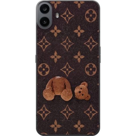 Yhteensopiva Puhelinkuori Nothing Nothing CMF Phone 1 Graafinen monogrammikuvio, jossa taiteellisesti muotoiltu nalle