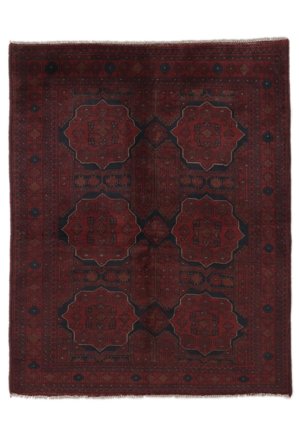 Afghan Khal Mohammadi Teppich Orientalischer Schwarz (Wolle, Afghanistan)
