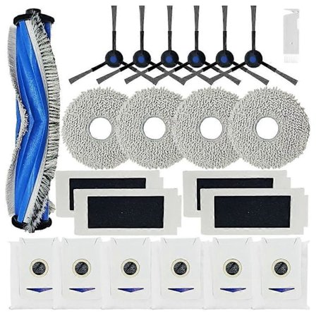Tillbehörssats för robotdammsugare T30S/ T30S COMBO - Huvud-/Sidoborste, Filter, Mopp
