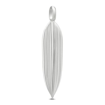 Julie Sandlau Bamboo Leaf Pendant grå, Dam Halsband, Dam, Storlek: ONE SIZE