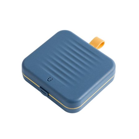 Bærbar dobbeltlags magnetisk syskrin-sæt til hjemmet, kollegiet, rejser, blå