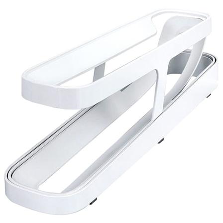 Automatisk rullende eggestativ for oppbevaringsboks Eggdispenser White