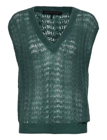Humlekb Vest Green Karen By Simonsen