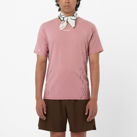 Salomon - T-Shirts Sense Aero Ss Tee Gfx M