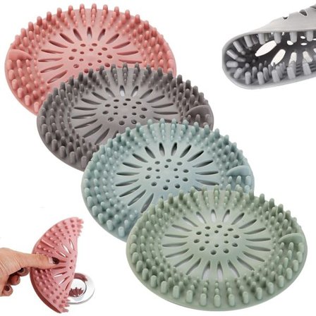 ING Vask sil - Dusjavløpsslange - 4 stk - 13,5 x 13,5 cm