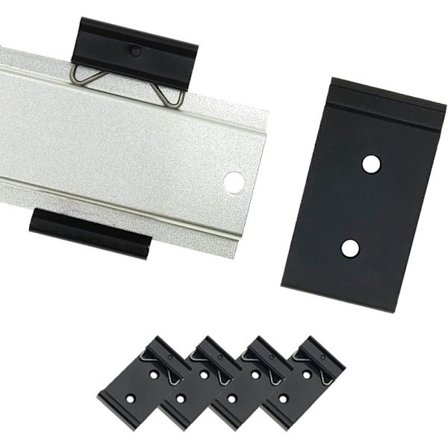 4 stk DIN-skinnemontering Clip Snap in Din-Rail monteringsbeslag DIN