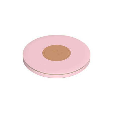Kreafunk - wiCHARGE Oplader - Trådløs Oplader & Powerbank - Kompatibel med Qi enheder - 10x1,1cm (ØxH) Dusty Rose
