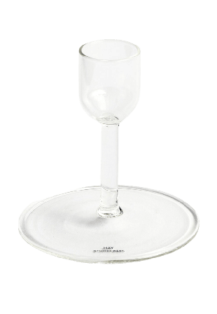 HAY Tiny Candleholder Straight Dekoration Transparant Ø7 x H7,7