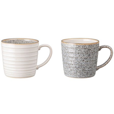 Denby Studio Grey krus 2 stk, cobalt/pebble' - 'Blå