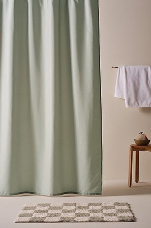 Jotex - Badeforhæng Grågrøn - ANINE - Køb Badeforhæng hos Jotex