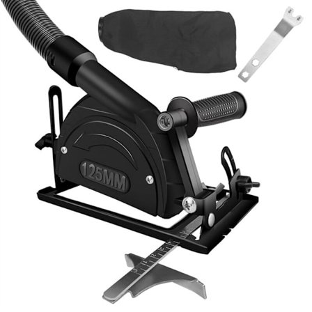 Vinkelsliphållare, vinkelsliphållare, 45° justerbar vinkel med lock för 100-125 mm vinkelslipmaskin, skärande verktygsmaskin