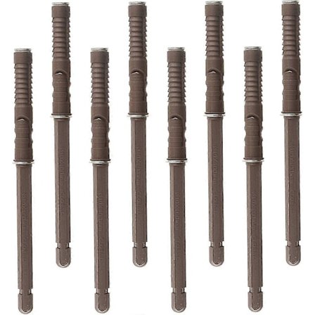 8 stk. Skjulte Hyldeknægte, (10 x 100 mm) Flydende Hyldeknægt med Skruer Justerbar He