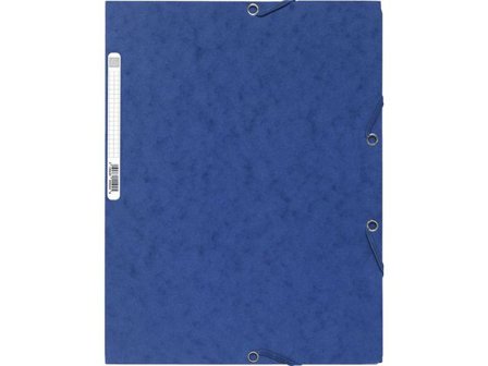Exacompta Gummibandsmapp 3-klaff Nature Future A4, 250 ark, 240 x 320 mm, presspan, blå - Lyreco - Kontorsmaterial - Mappar och plastfickor - 