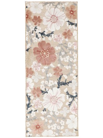 Indoor/Outdoor Rug Washable Small Cherri - Beige/Pink 80X200 Modern Style