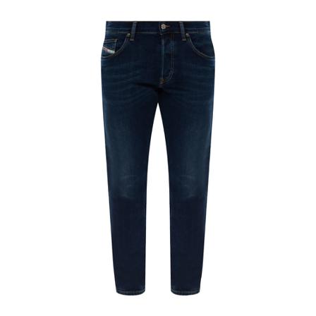Diesel D-Yennox ruches jeans , Blauw , Heren , Maat: W28 L32