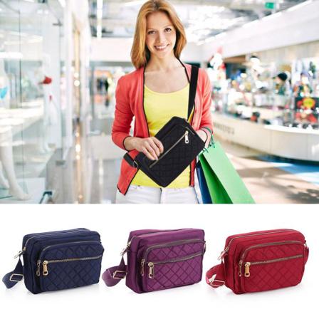 Crossbody bältesväskor Midjepaket Stöldskyddspåse svart - on stock black