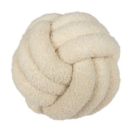 Knutkudde Boll, Mjuk Heminredning Rund Prydnadskudde Beige