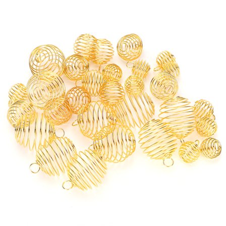 Metallinen hiusten punontarenkaat, kevät-Dreadlocks-koristeet, hiusrenkaat punoksille, kulta