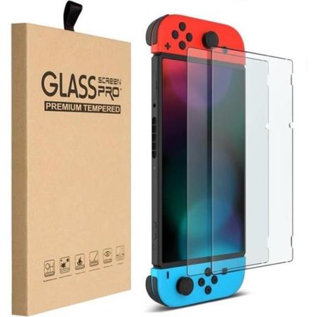 2-pak - Skærmbeskytter i hærdet glas til Nintendo Switch - Gennemsigtig - 2,5D/0,26mm/9H Transparent