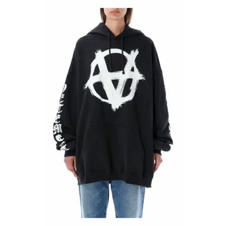 Vetements Strik Ua53Hd340X1606 Sort, Herre Hættetrøjer