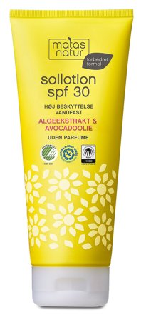 Matas Natur Sollotion SPF 30 200 ml, Skincare, Solcreme, Solcreme Til Ansigtet