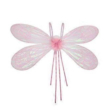 Sammenleggbar sommerfugl fe vinge sommerfugl vinge utkledning bursdagsfest kostyme Halloween engel vinge for barn voksne gave rosa (rosa)