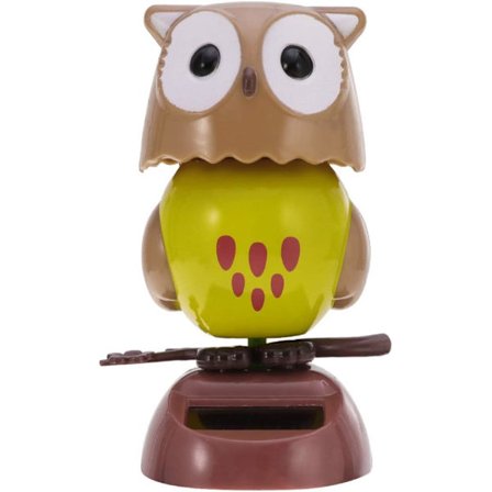 Solcelledrevet leketøydukke dansende figur bilpynt uglefigurer dukke bildekorasjon bilinteriørskjerm skrivebordsdekor gave