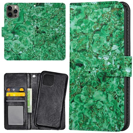 iPhone 12 Pro Max - Plånboksfodral/Skal Marmor