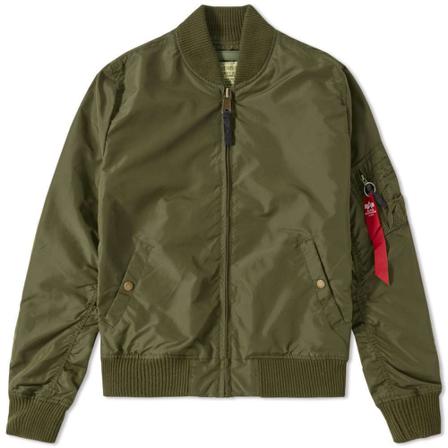 Alpha Industries, Ma-1 VF 59 Flight Jacket Groen, Heren, Maat:S