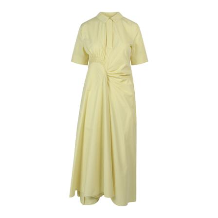 Jil Sander Kjole Jswu505280Wu249900 Gul, Dame