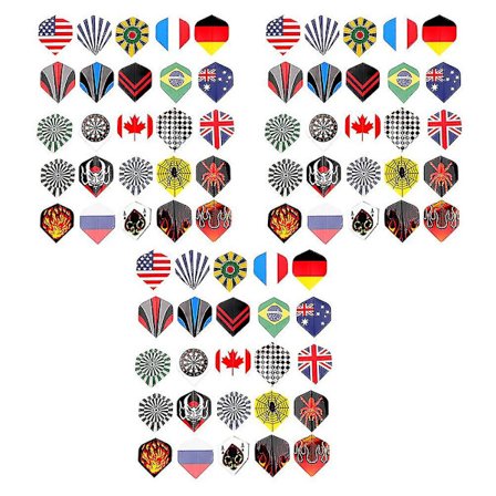 75 stk. Professionelle Dart Flights Udskiftninger Dekorative Dart Flights Dart Hale Dekoration