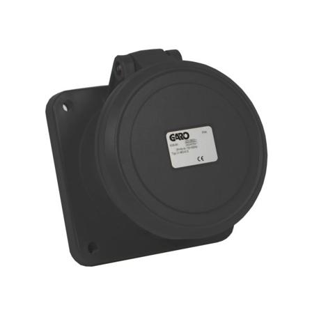 Garo UI 463-5 S Paneluttak IP44, 5-polet, 63 A Svart, 5 h, Stikkontakter & kabler