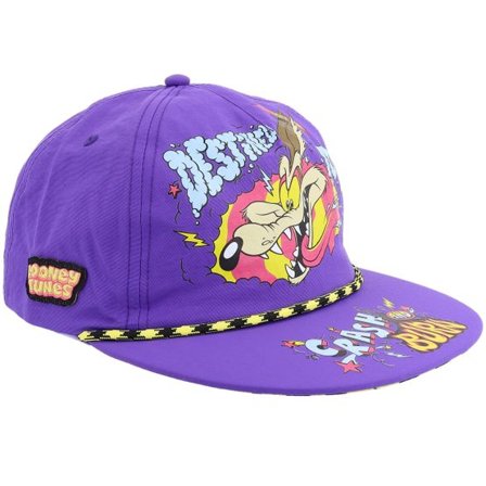 Capslab - Lila snapback Keps - Looney Tunes Crash Purple Snapback @ Hatstore
