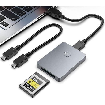 NÖRDIC USB-A&USB-C 3.2 10 Gbps kortlæser CFexpress A