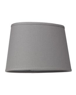 Lampeskjerm Hedda oval Grå