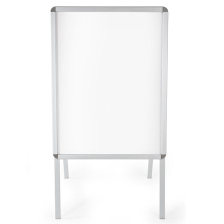 Affischställ A1 i aluminium, dubbelsidigt 120 cm + 2 skyddsark