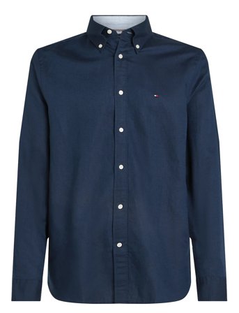 Tommy Hilfiger | Linen Blend Solid Rf Shirt | M