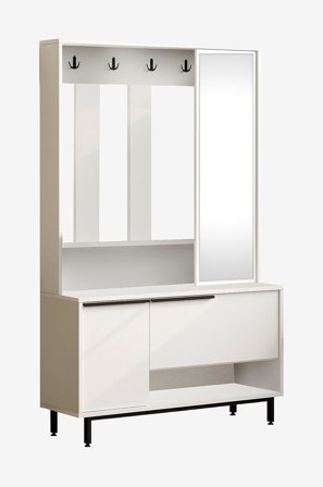 Homitis - Hall Stand-Denise - Valkoinen - Eteiskalusteet - - Homeroom