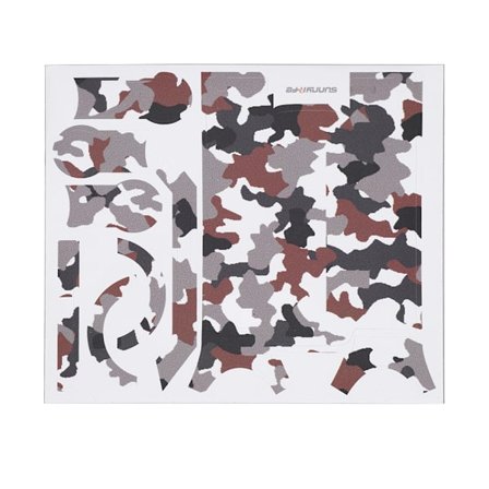 Vattentät PVC-skyddsskalfilmdekaltillbehör för DJI OSMO Pocket (brun kamouflage)